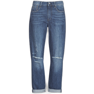 欧洲直邮G-Star Raw 女士 3302 SADDLE MID BOYFRIEND 牛仔裤 蓝