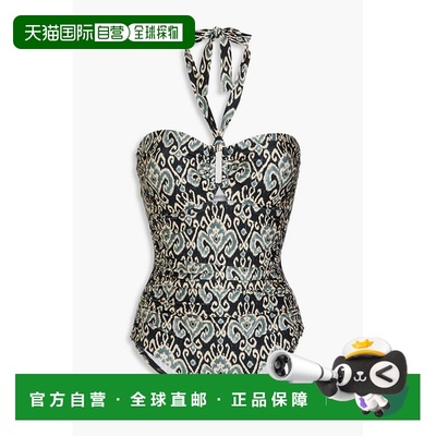 1h可退 香港直邮ZIMMERMANN 女士 印花挂脖泳衣 0171WRS251ONEPIE