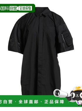 1h可退 香港直邮Sacai 女士 短款连衣裙 black黑色 舒适时尚