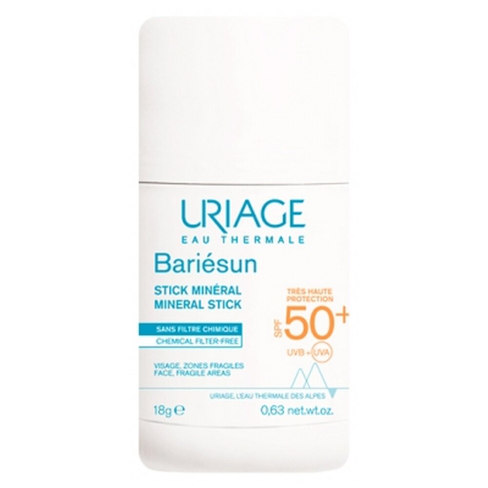 欧洲直邮依泉 /Uriage 巴瑞森矿物防晒棒 SPF50+ 8克正品防水