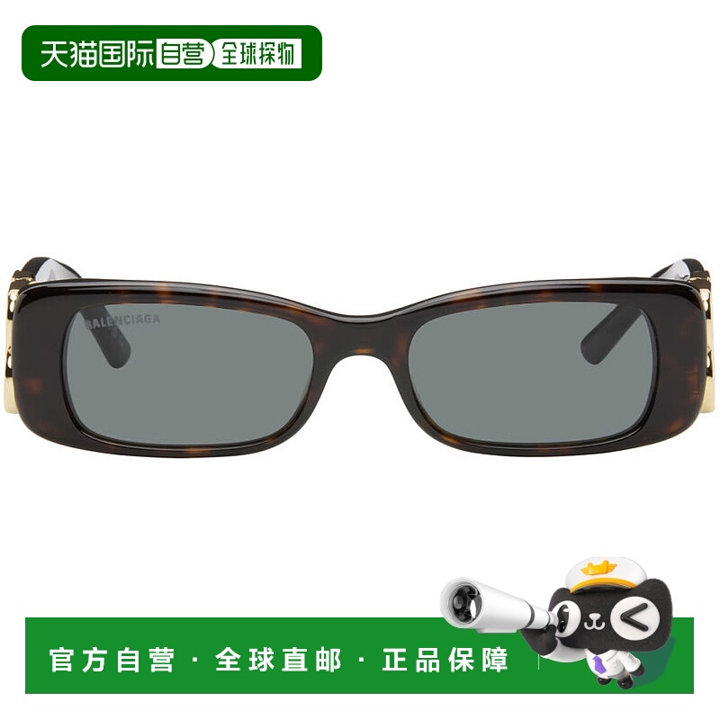 香港直邮Balenciaga 巴黎世家 女士 棕色 & 黑色 Dynasty Rectang