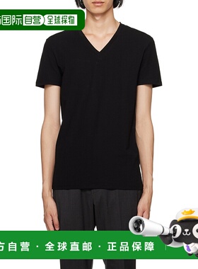 【99新未使用】香港直邮Zegna V 领短袖 T 恤 N2M800090杰尼亚高