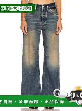 1h可退 香港直邮Acne Studios 艾克妮 女士 2021f Rocka 阔腿牛仔