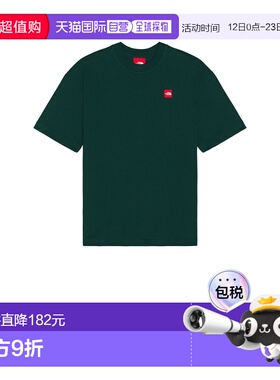 1h可退 香港直邮the north face 北面 男士 红色方形T恤 NF0A8EG5