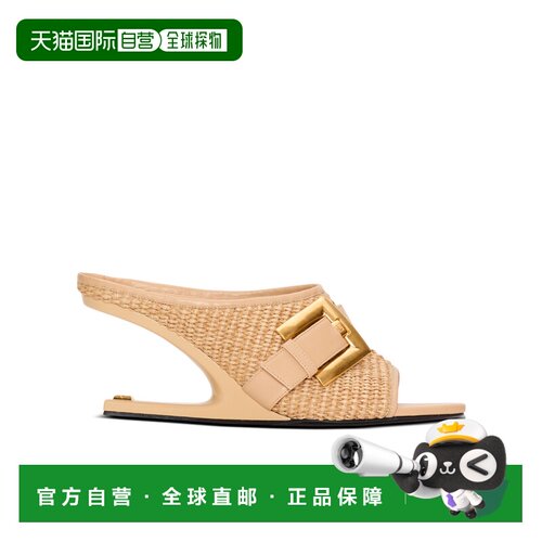 Balmain Anthem 坡跟凉鞋 HN1UR271TRFA女鞋单鞋