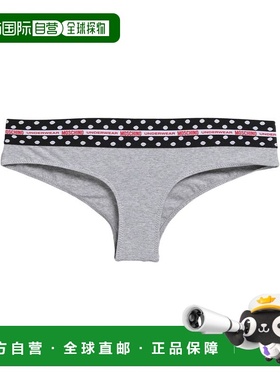 香港直邮Moschino 莫斯奇诺 女士 内裤 grey灰色 舒适时尚丁字裤