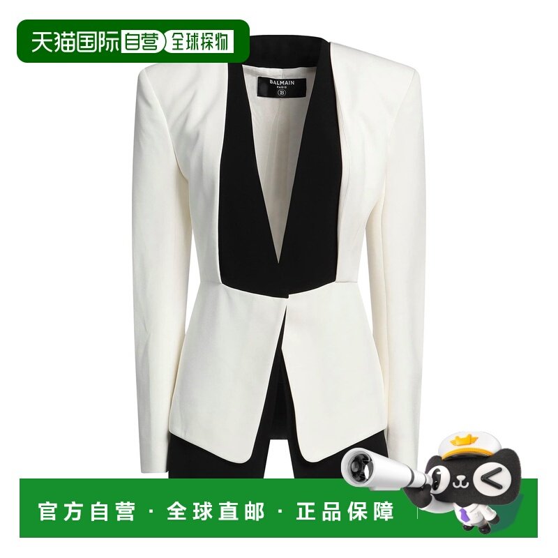 香港直邮Balmain 巴尔曼 女士 西装外套 white白色 舒适时尚