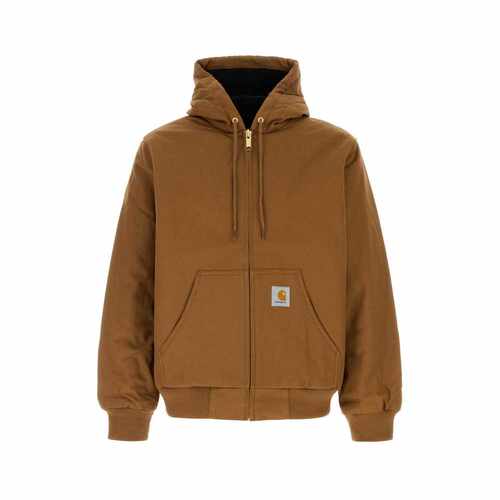欧洲直邮CARHARTT WIP 男士夹克 I023083HZ01 AW2026 棕色 This j