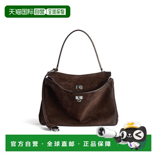 1h可退 香港直邮Balenciaga 巴黎世家 女士 Rodeo 中号浅浓啡色手