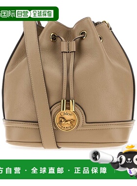 香港直邮Chloe 徽标水桶包 CH25AS792O37蔻依斜挎包单肩包手提包