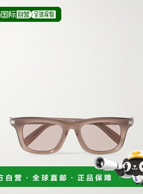 香港直邮1h可退 Zegna 杰尼亚 男士 方形框醋纤太阳眼镜 EZ027051