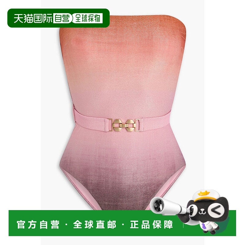 1h可退 香港直邮ZIMMERMANN 女士 渐变色抹胸泳衣 1203WSS245ONEP