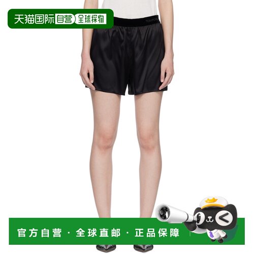 1h可退 香港直邮Tom Ford 汤姆 福特 女士 黑色 Stretch Silk Sat
