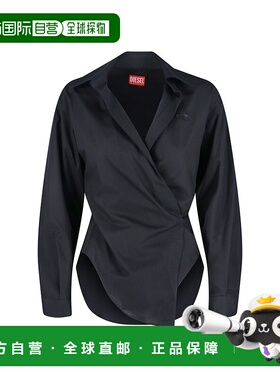 1h可退 香港直邮Diesel 迪赛 女士 黑色衬衫 A200600EPCL