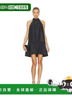 1h可退 香港直邮Simkhai 女士 Hope 蝴蝶结领结迷你连衣裙 126124