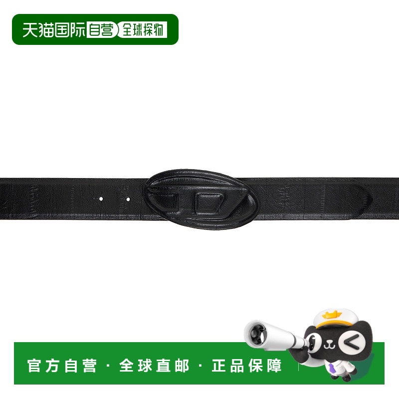 1h可退 香港直邮Diesel 迪赛 男士 黑色 B-1dr Embraced 腰带 X10