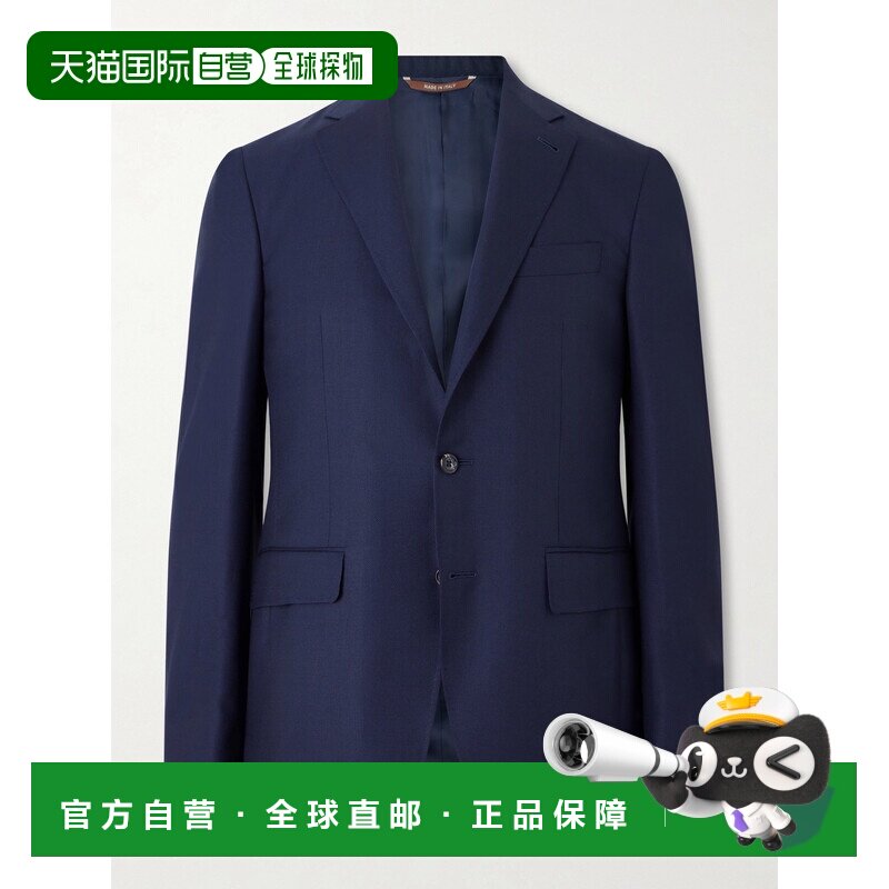 Canali 康钠丽 男士 Kei Wool-Basketweave 西装外套 CR0
