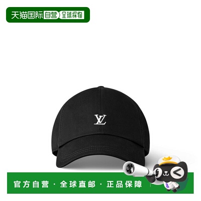 自营1h可退 欧洲直邮LV路易威登 League女士黑色棉logo标识棒球帽