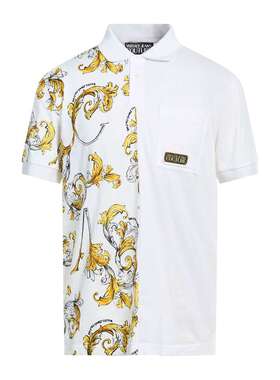 1h可退 香港直邮versace 范思哲 男士 Polo衫 white白色 舒适时尚