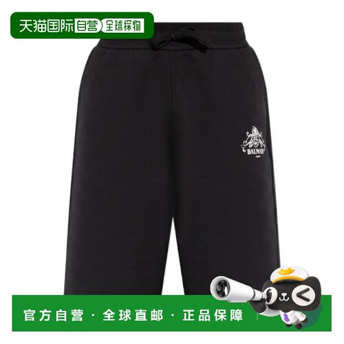 Balmain 抽绳短裤 HH1OA160BD64休闲裤