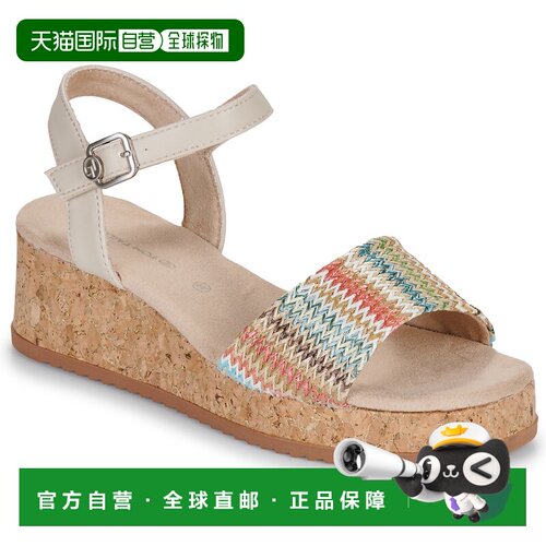 欧洲直邮Tom Tailor女鞋CHANELL坡跟凉鞋
