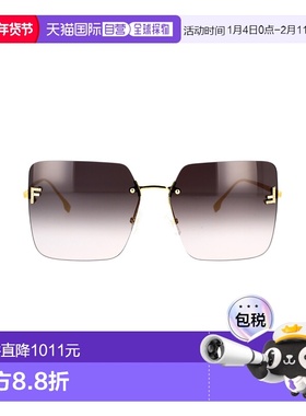 1h可退 香港直邮Fendi 芬迪 女士 1F4F4L40A 太阳镜 FE4082US30B