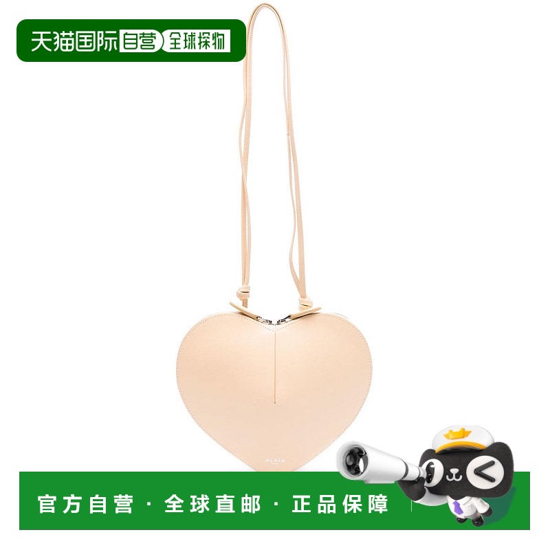 1h可退 香港直邮Alaia 女士 心形单肩包 AA1P003C0Y75 white白色