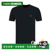 香港直邮Stone 恤 Island 男士 1h可退 石头岛 徽标贴饰圆领