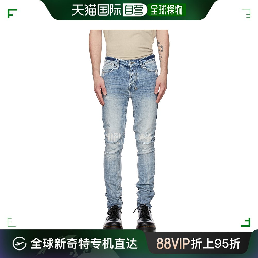 香港直邮Ksubi男士直筒牛仔裤 500000674898denim