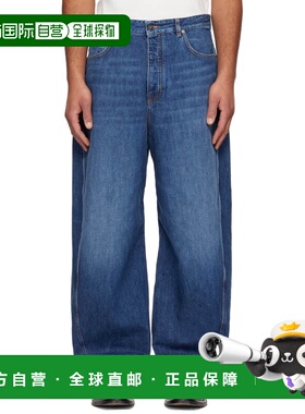 1h可退 香港直邮Givenchy 纪梵希 男士 蓝色 Denim Couture Seam