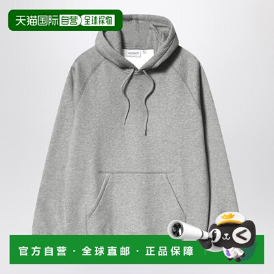 1h可退 香港直邮CARHARTT WIP 男士 HEATHER/GOLD CHASE 灰色连帽