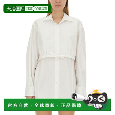 1h可退 香港直邮Alexander Wang 亚历山大 王 女士 棉质衬衫式连