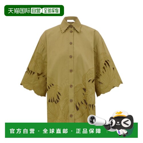 1h可退 香港直邮ZIMMERMANN 女士衬衫 7543TSS263MOSS AW2026 卡