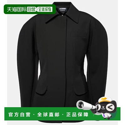 1h可退 香港直邮Jacquemus 女士 La Veste Castagna 初剪羊毛夹克