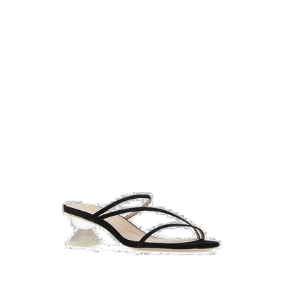 欧洲直邮STUART WEITZMAN 女士凉鞋SA503BLK高跟