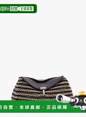 香港直邮toteme 女士 T-lock 迷你皮革编织图案手包 262WAL0085LE