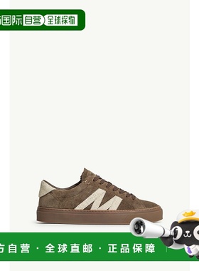 欧洲直邮MONCLER (2025新品) Monaco2 皮革运动鞋