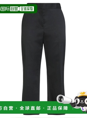 1h可退 香港直邮The Row 女士 休闲长裤 black黑色 舒适时尚