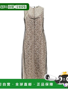 1h可退 香港直邮Fendi 芬迪 女士 花卉中长连衣裙 FDD298AUP7真丝