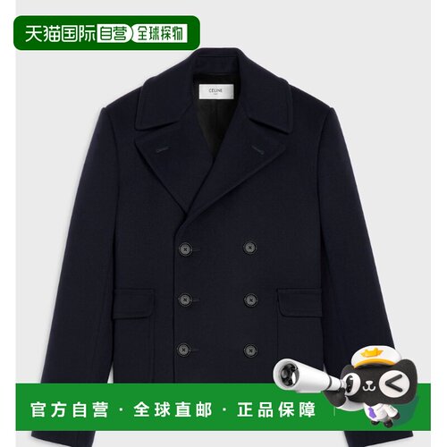 1h可退 香港直邮CELINE 男士外套 RM03T943C07DN SS2026 蓝色 厚