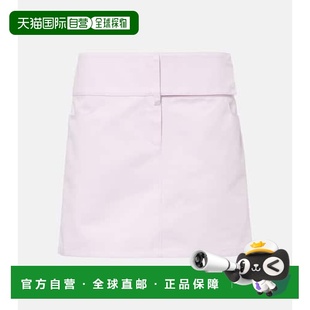 pink粉色 1h可退 束带迷你半身裙 女士 舒适时 香港直邮Courreges