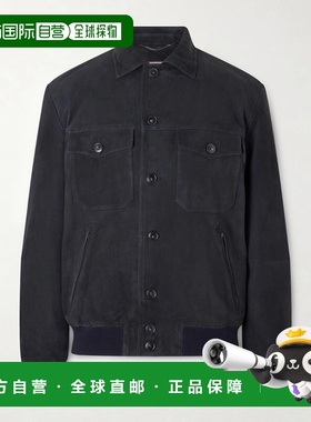 香港直邮Canali 康钠丽 男士 绒面革宽身束腰夹克 LE00298O704993