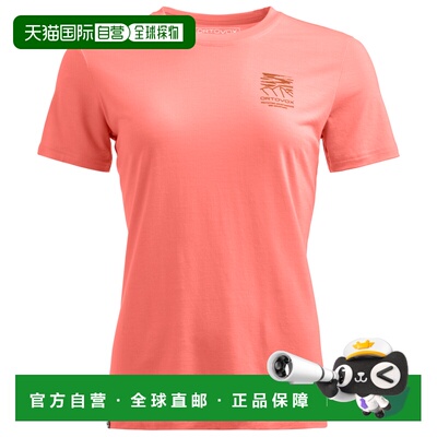 香港直邮ORTOVOX 女士T恤 9164740BLOSSOM CO 橙色
