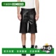 香港直邮Courreges Vinyl 男士 1h可退 黑色 Hammer 短裤 126CSH0