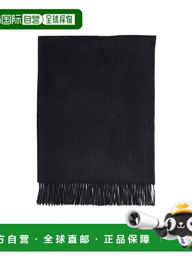 1h可退 香港直邮zegna 杰尼亚 男士 logo标识羊绒围巾 E8L41SA626