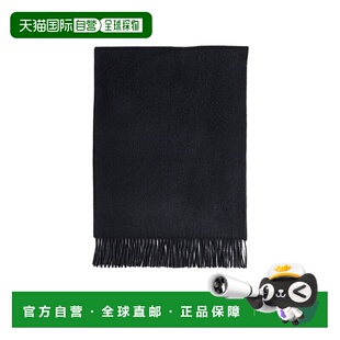 1h可退 香港直邮zegna 杰尼亚 男士 logo标识羊绒围巾 E8L41SA626