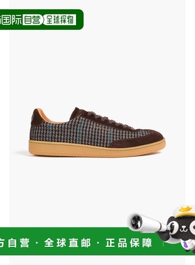 香港直邮Paul Smith 保罗 史密斯 男士 Como 犬牙织纹花呢绒面革