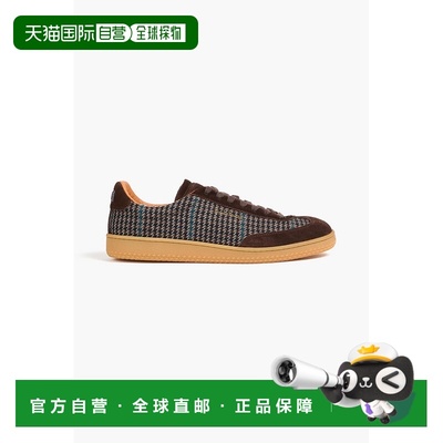 香港直邮Paul Smith 保罗 史密斯 男士 Como 犬牙织纹花呢绒面革