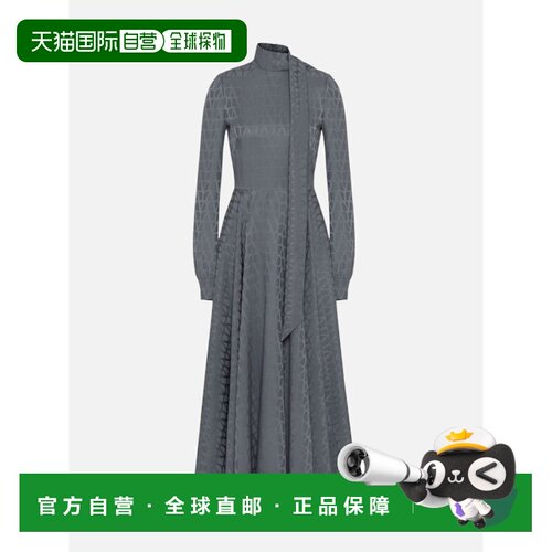 香港直邮VALENTINO 女士连衣裙 5B3VAA057TKMXE AW2024 灰色