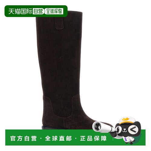1h可退 香港直邮aeyde 女士 HENRY COW MOKA 皮质绒面革棕色彩色